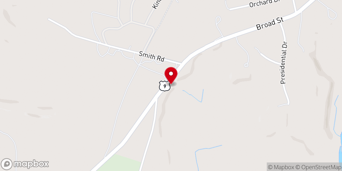 Map showing location of Christian Community Church