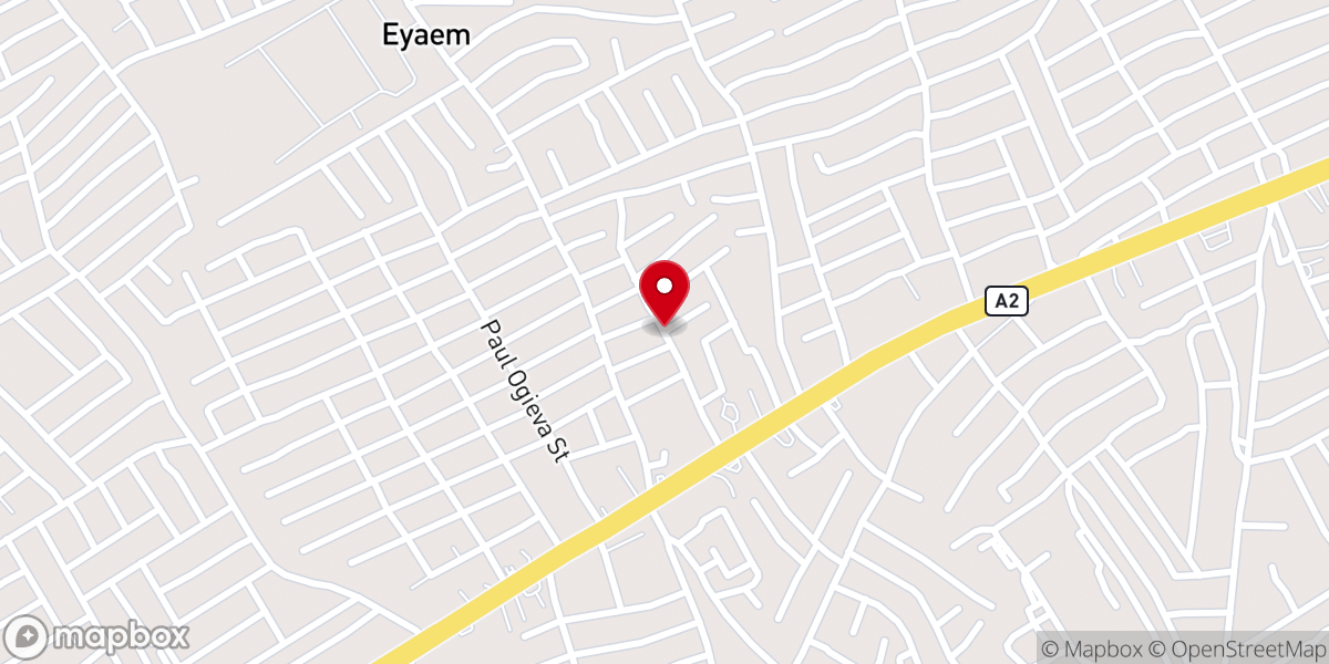 Map showing location of RCCG SUCCESS ZONAL HEADQUARTERS