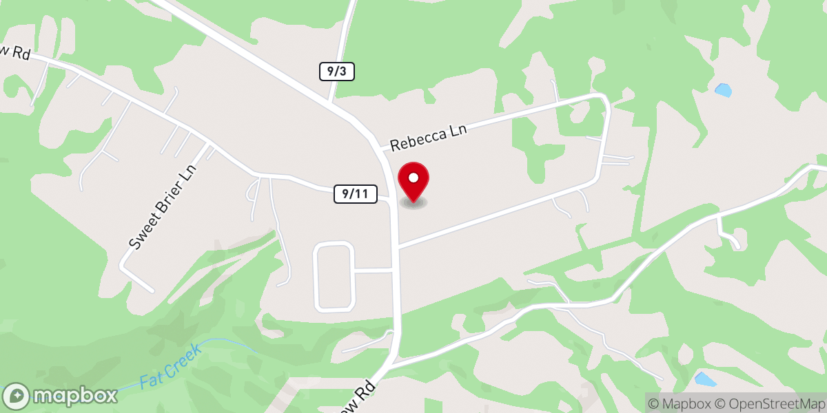 Map showing location of First Southern Baptist Church of Grandview