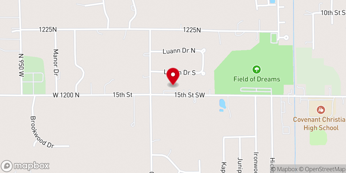 Map showing location of First Baptist Church of Demotte