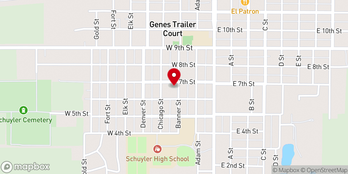 Map showing location of St Augustine's Church -of Divine Mercy Parish