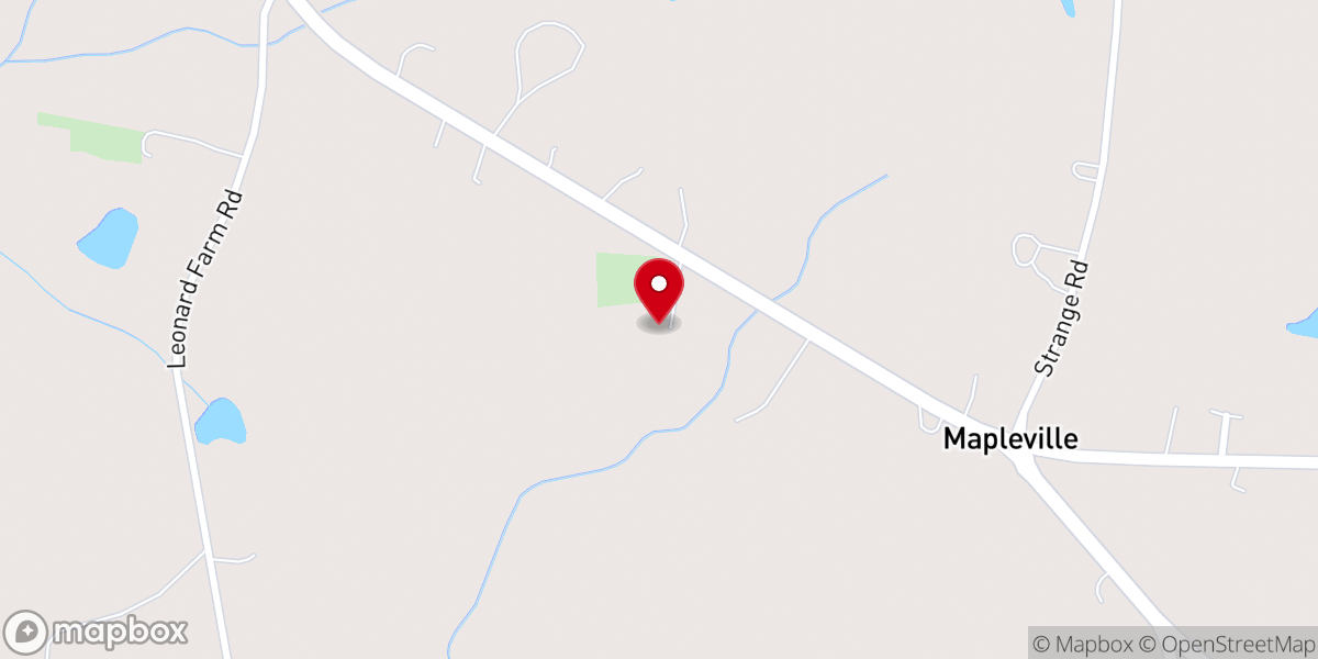 Map showing location of Maple Springs Baptist Church