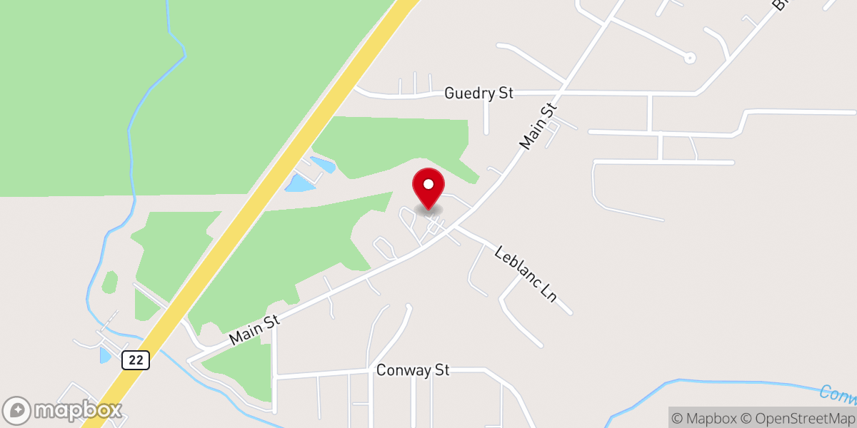 Map showing location of St Anne's Catholic Church