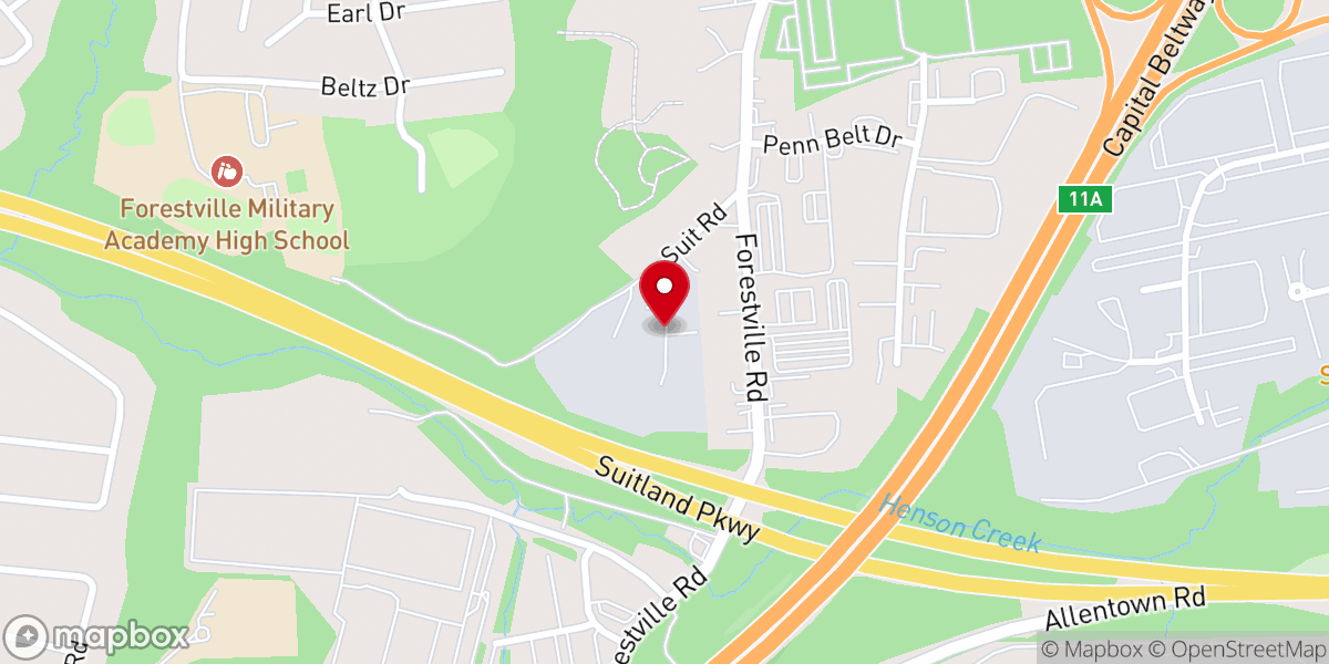 Map showing location of Family Worship Place Inc