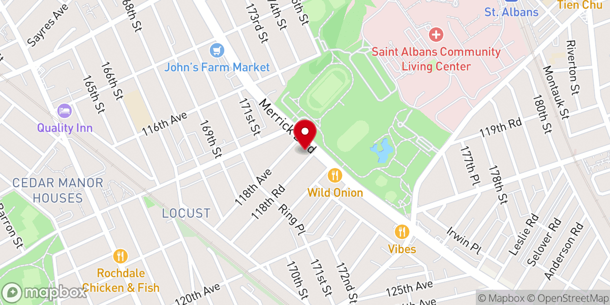 Map showing location of Pentecostal Life Line Church of God