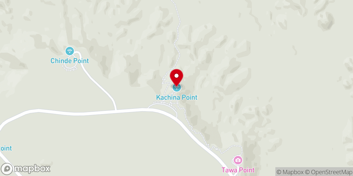 Map showing location of Kachina Point