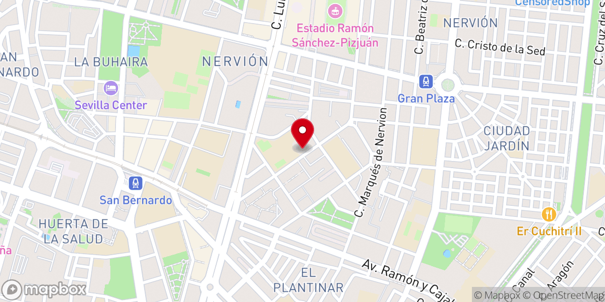 Map showing location of Parroquia del Santísimo Redentor