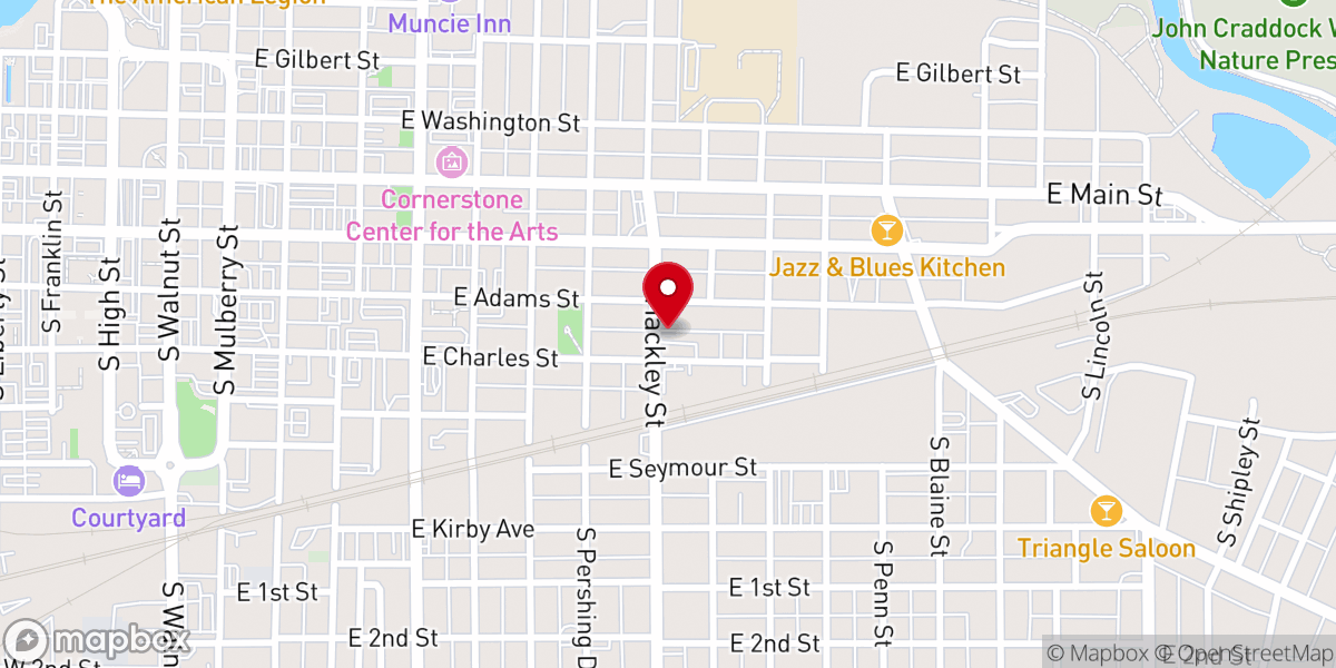Map showing location of Deacon's Pantry
