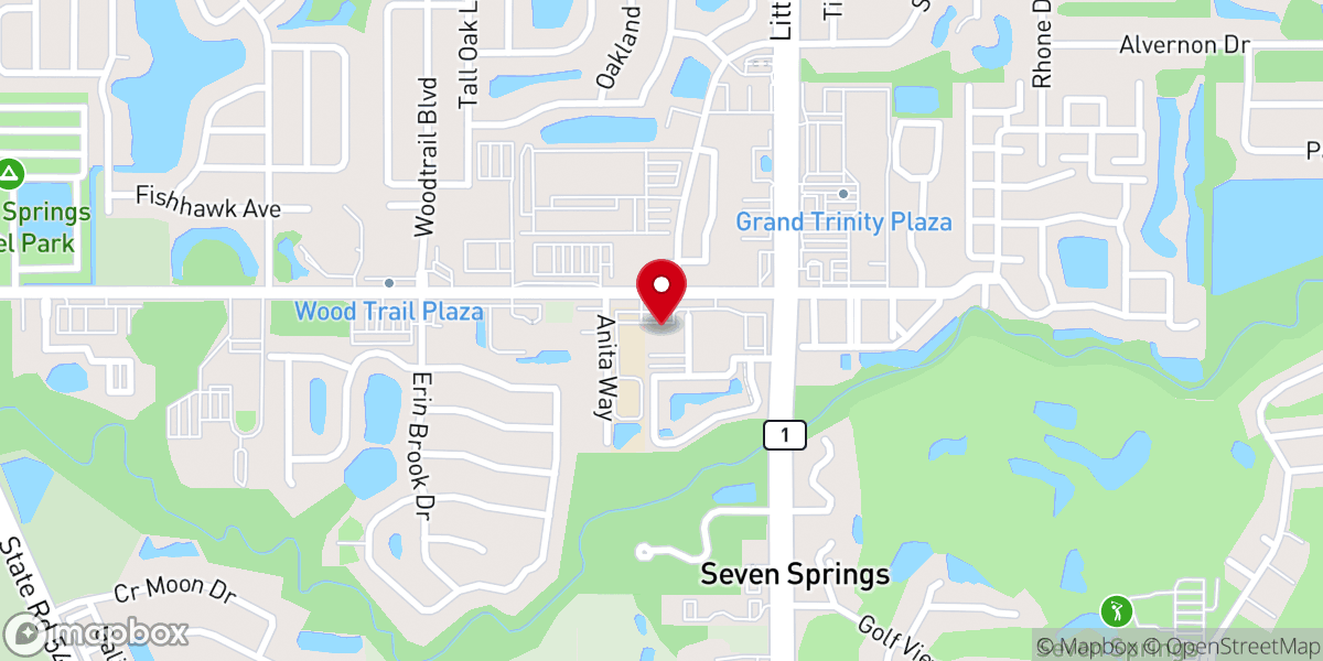 Map showing location of Spirit of Grace Lutheran Church