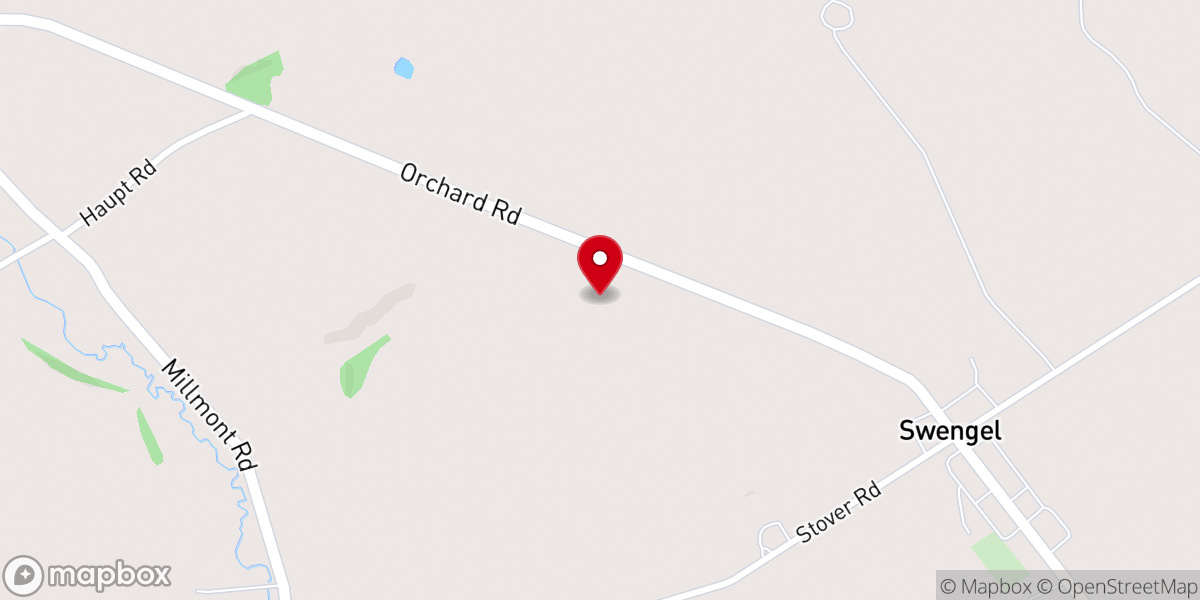 Map showing location of Calvary Chapel