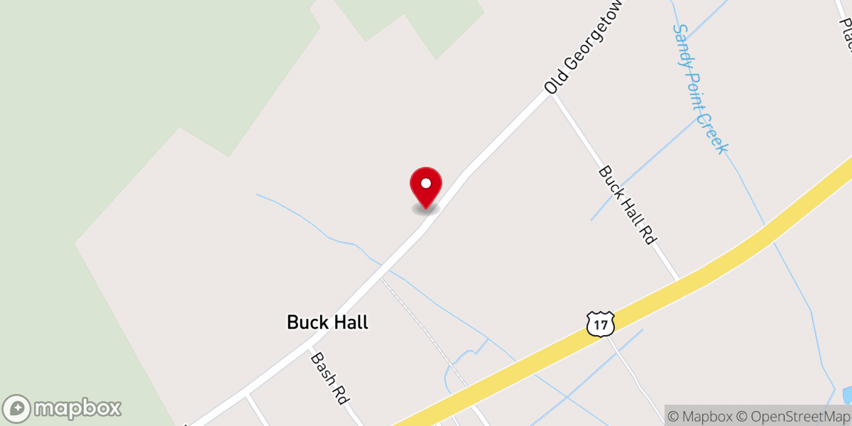 Map showing location of Greater Howard Chapel