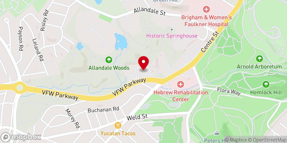 Map showing location of Annunciation Melkite Catholic Cathedral