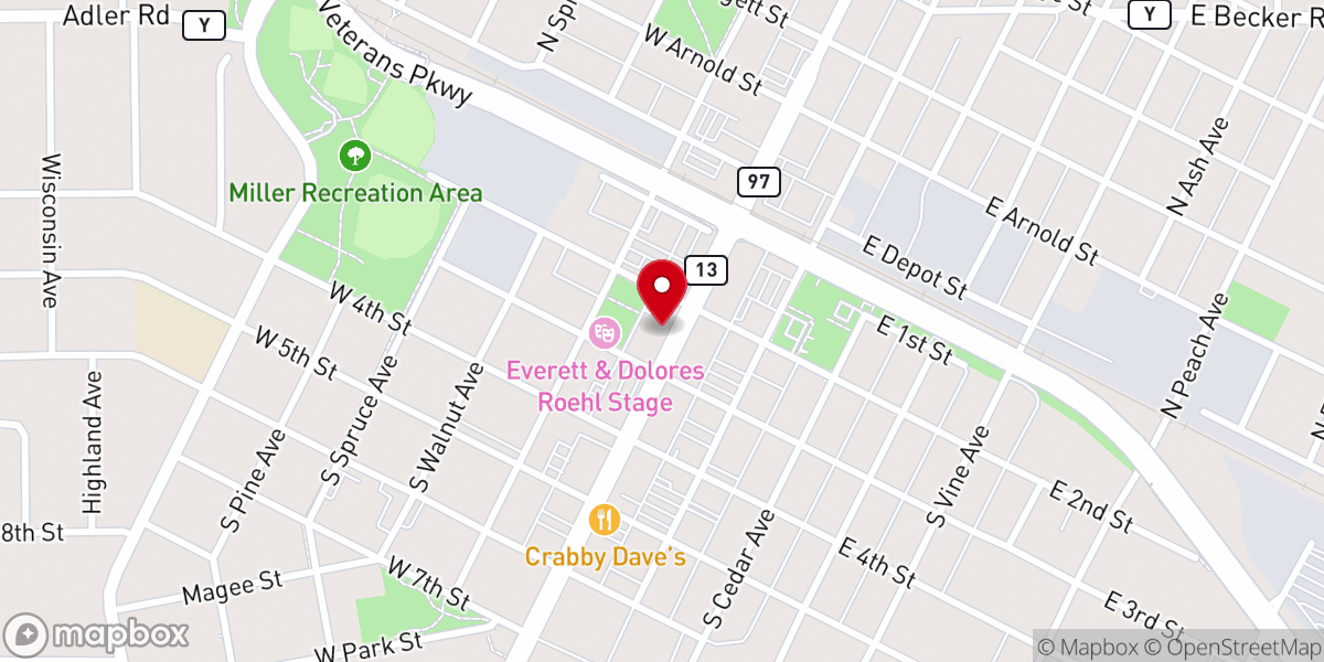 Map showing location of Pass the salt minstrys