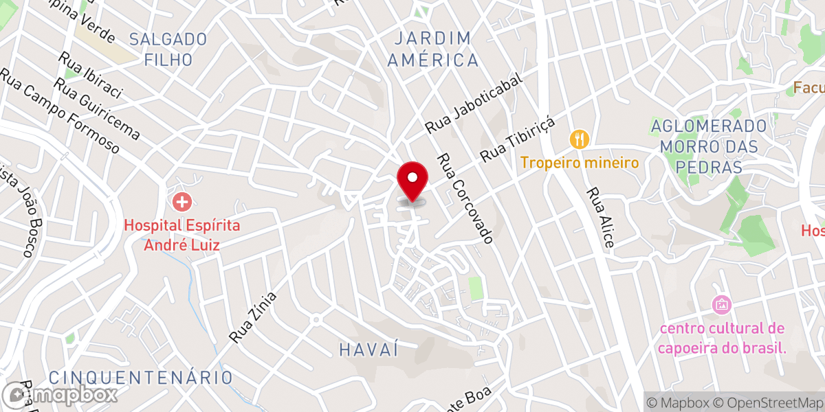 Map showing location of Igreja Pentecostal A Familia De Jesus Do Brasil