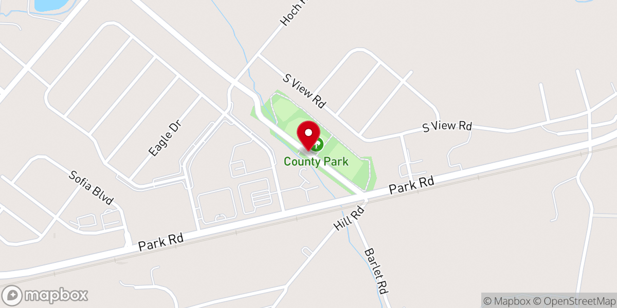 Map showing location of Blandon Community Park