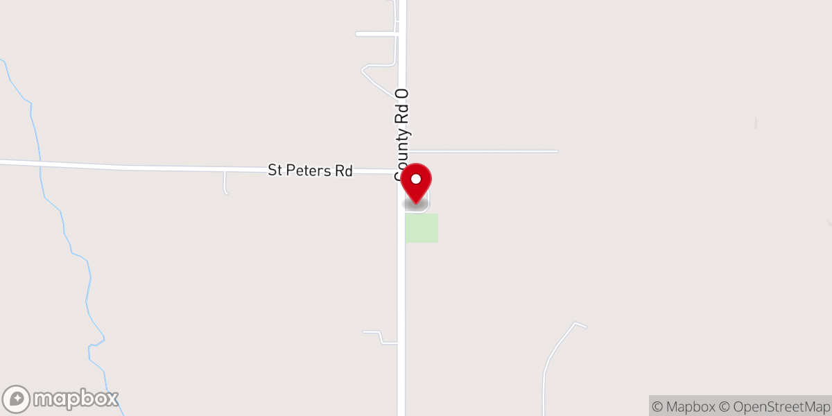 Map showing location of St. Mary's