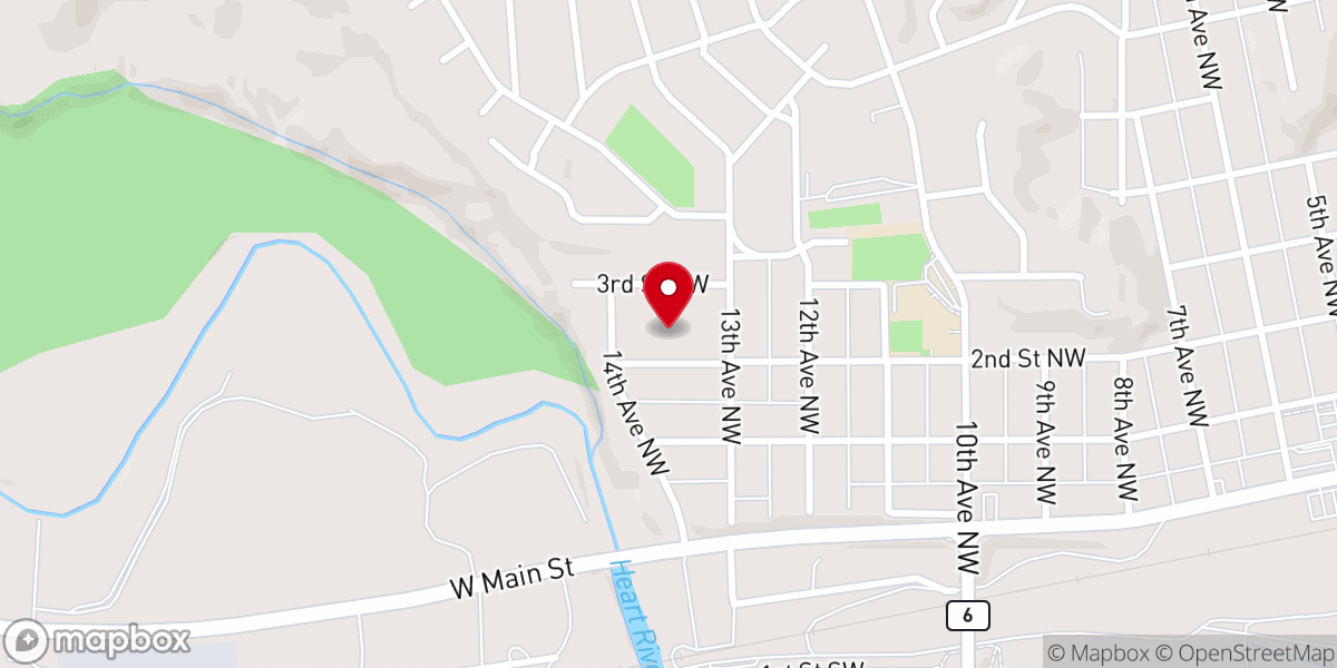 Map showing location of Living Word Apostolic Church