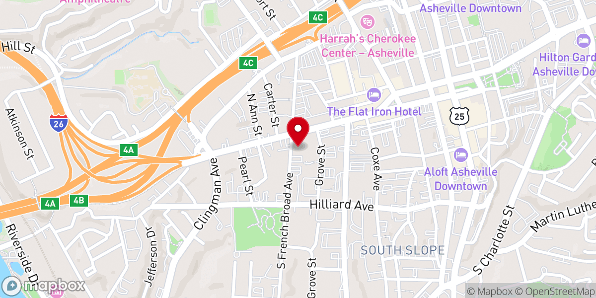 Map showing location of Summit Church