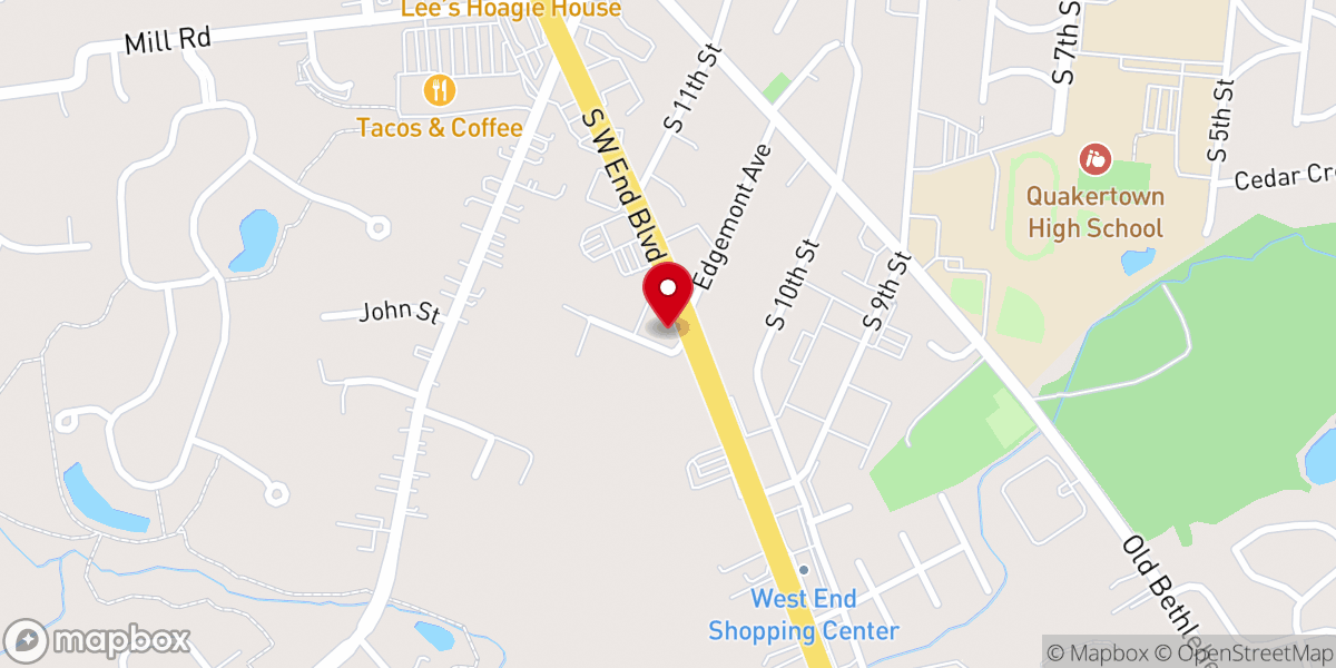 Map showing location of RCCG New Life Chapel