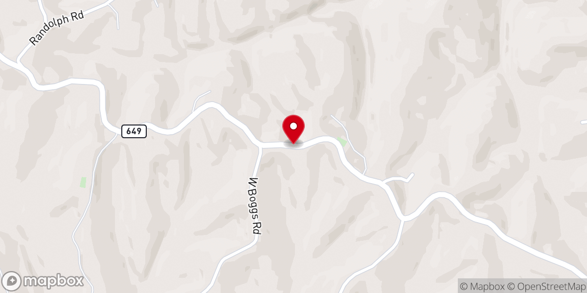 Map showing location of Beartown Church