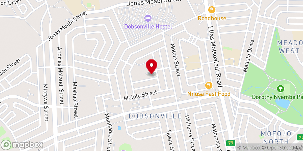 Map showing location of St Angela's Catholic church