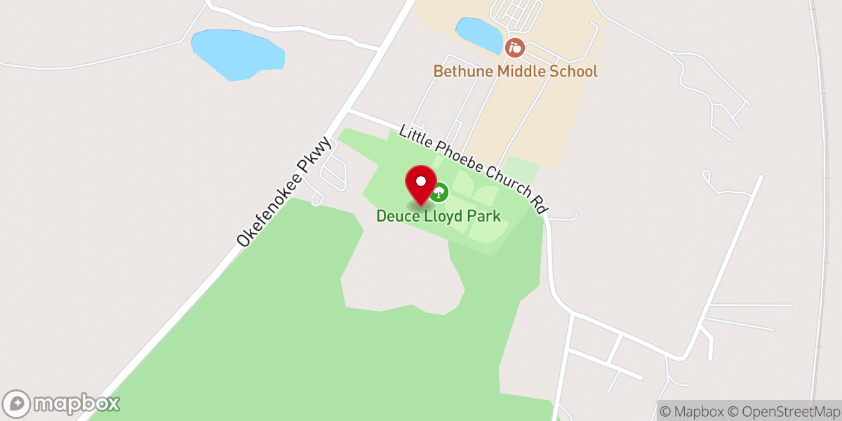 Map showing location of Charlton Recreation Office
