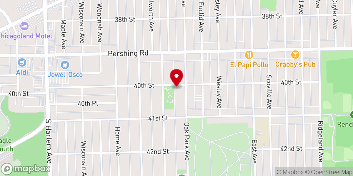 Map showing location of Faith Community Reformed Church