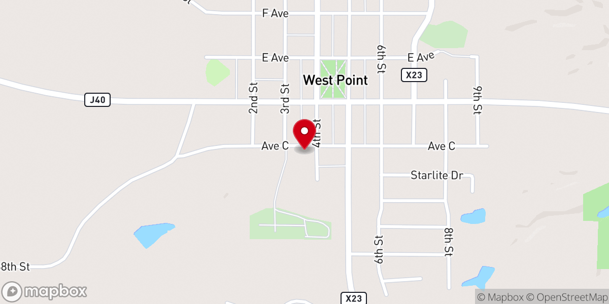 Map showing location of Saint Mary's Roman Catholic Church