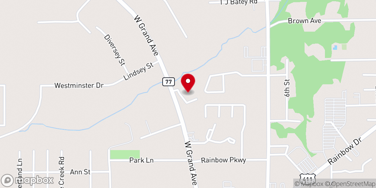 Map showing location of Christ Central Church