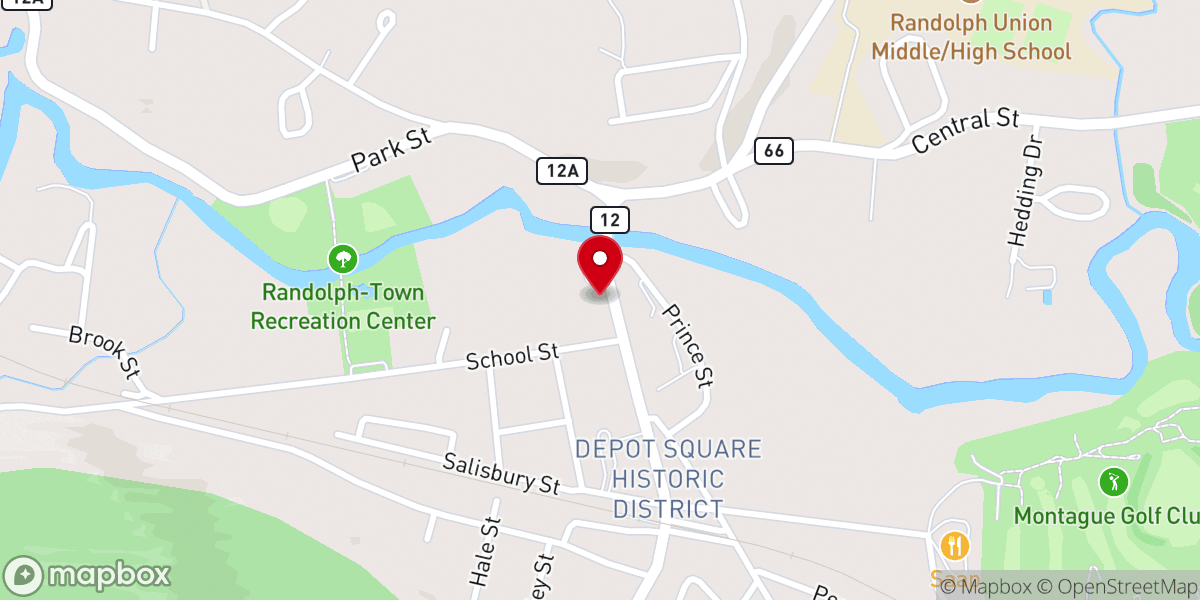Map showing location of Vermont Conference United Church of Christ