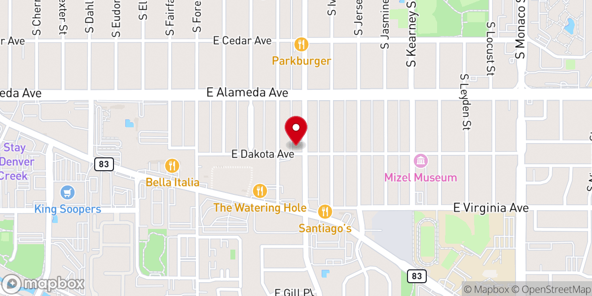 Map showing location of McCarroll Bible Church