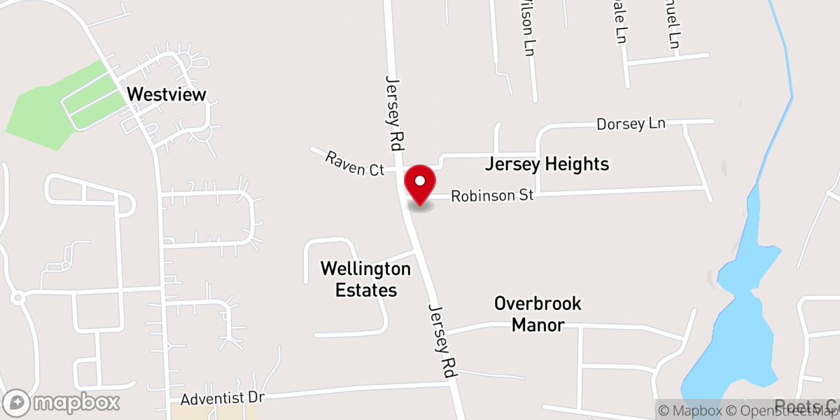 Map showing location of United Church of the First Born
