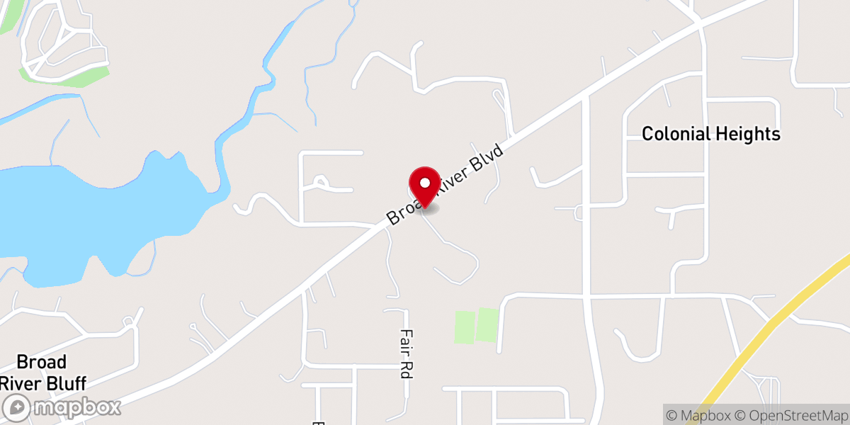 Map showing location of Third Macedonia Baptist Church