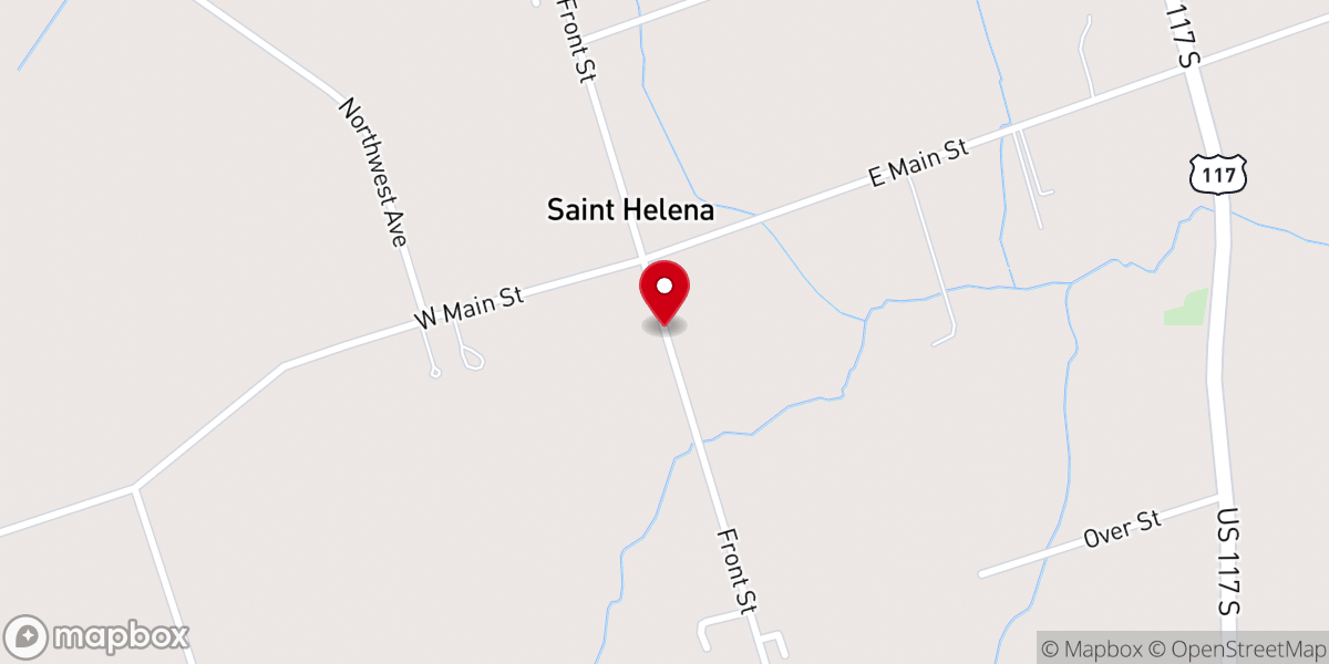 Map showing location of Saints Peter and Paul Orthodox Church