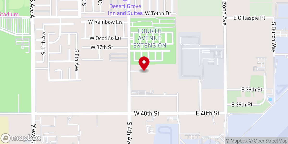 Map showing location of Legacy Church