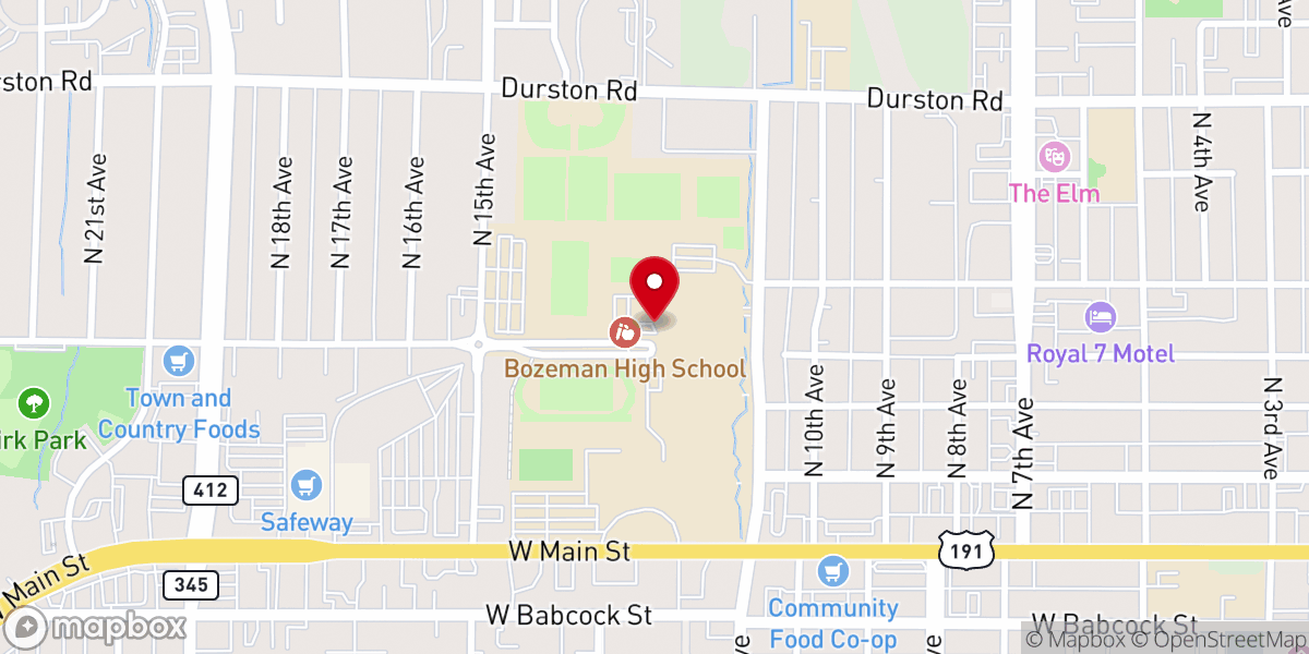 Map showing location of Revival Church