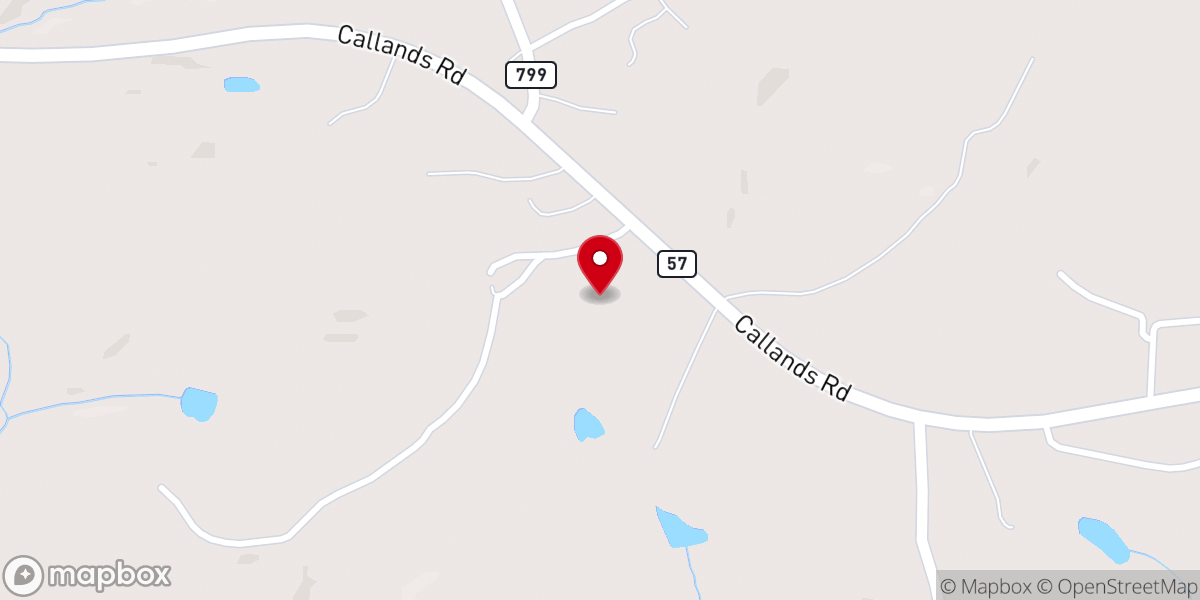 Map showing location of Chatham Church