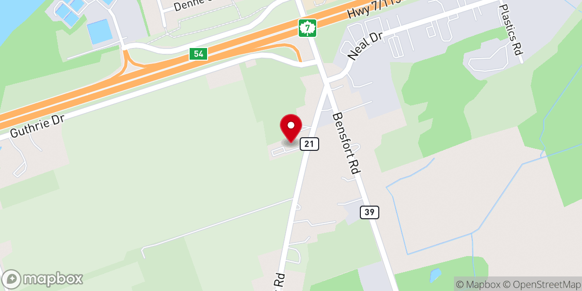 Map showing location of New Life Church Peterborough