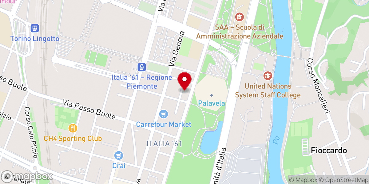 Map showing location of Chiesa Apostolica in Italia TORINO SUD