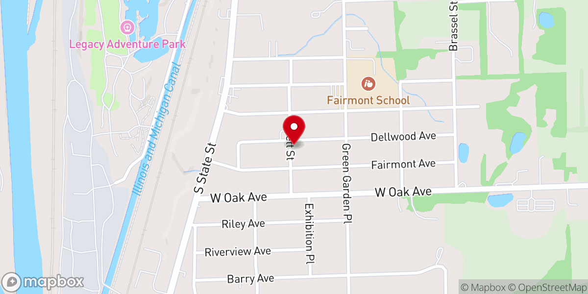 Map showing location of City of Refuge Church