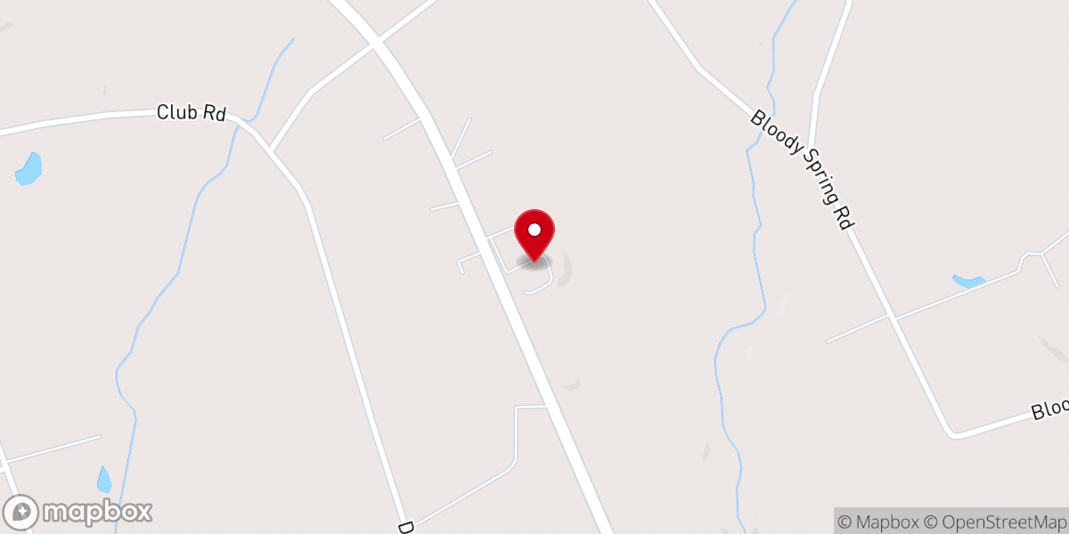 Map showing location of Christ Evangelical Free Church