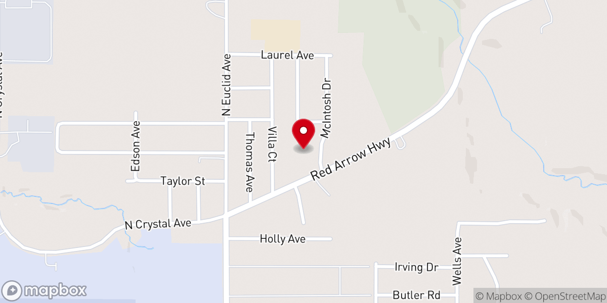 Map showing location of Iglesia Aun Hay Esperanza