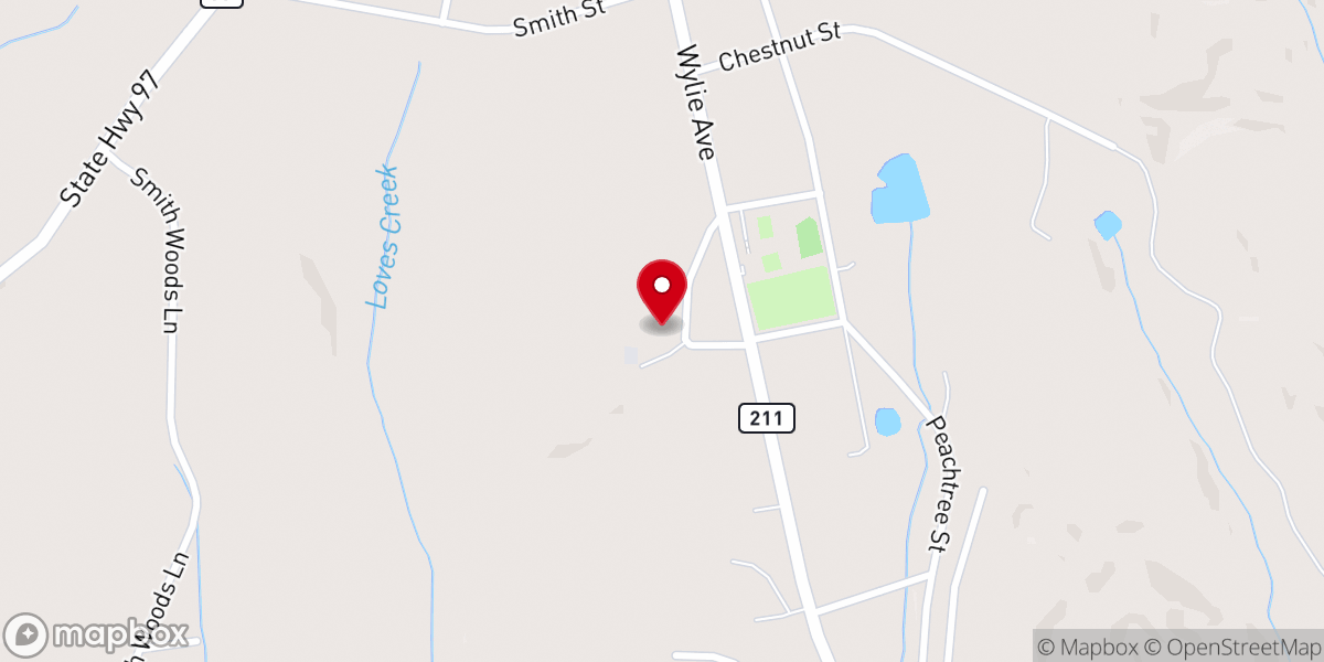 Map showing location of Saint James African Methodist Episcopal Church