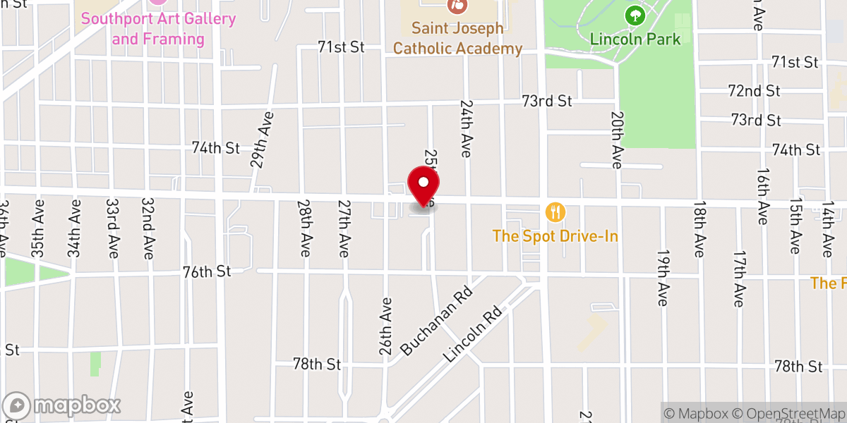 Map showing location of One Voice Church
