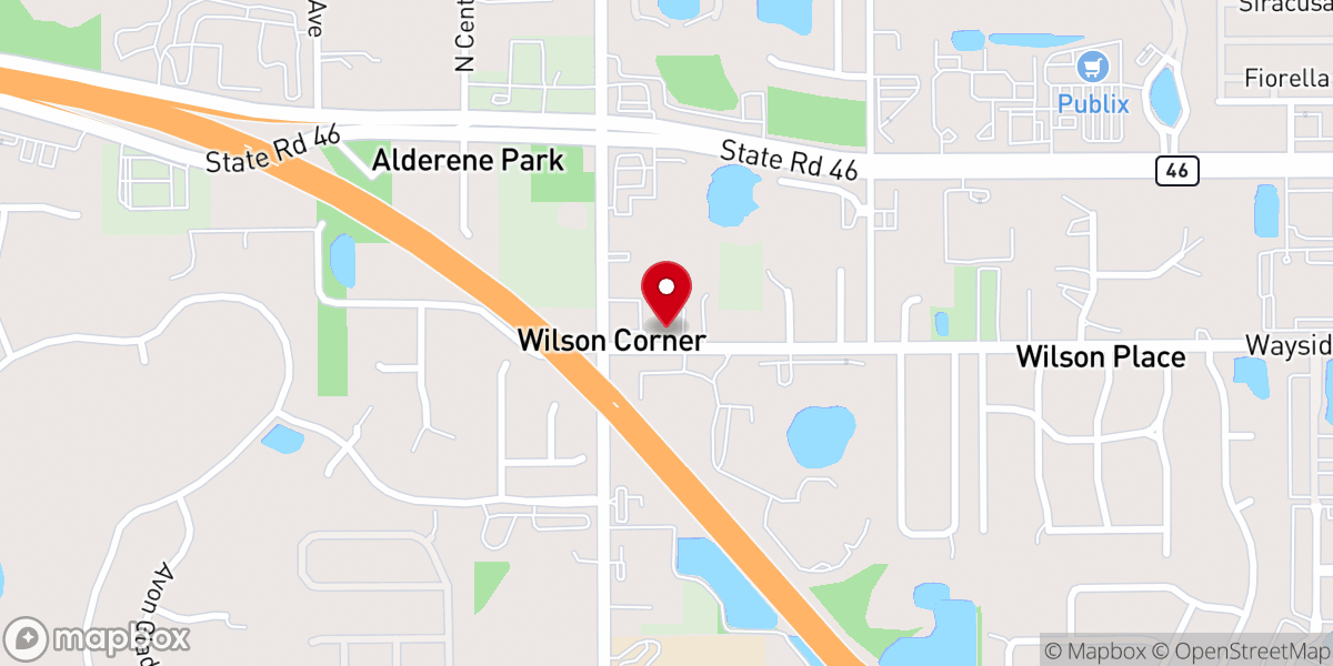 Map showing location of Paola Wesleyan Church