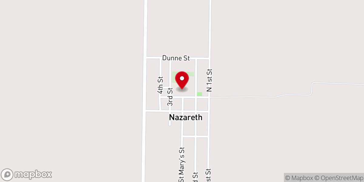 Map showing location of Holy Family Catholic Church