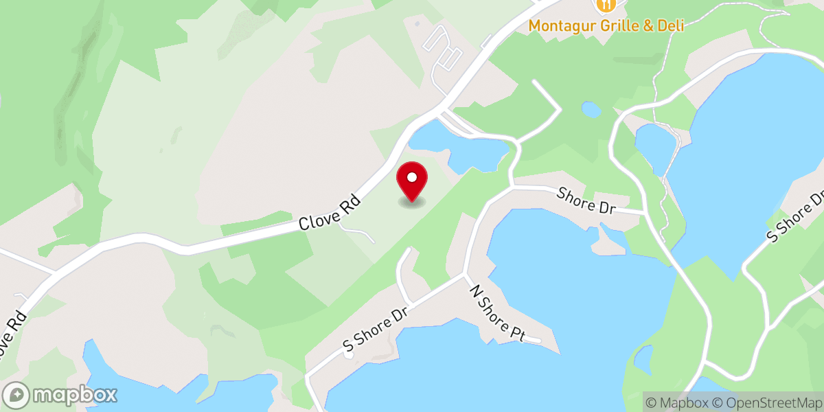 Map showing location of Minisink Reformed Church Sanctuary