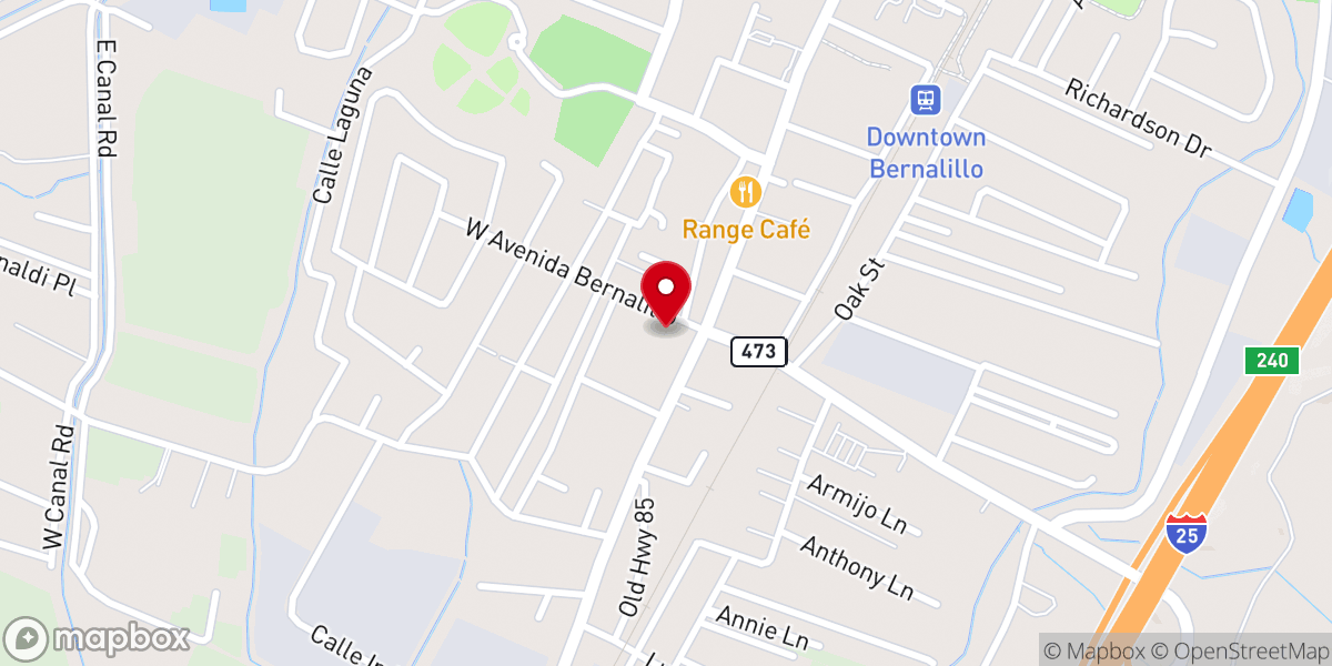 Map showing location of Our Lady of Sorrows Convent Historic Site