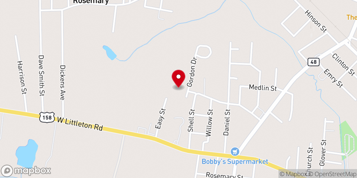 Map showing location of Shekinah Glory Outreach Ministries