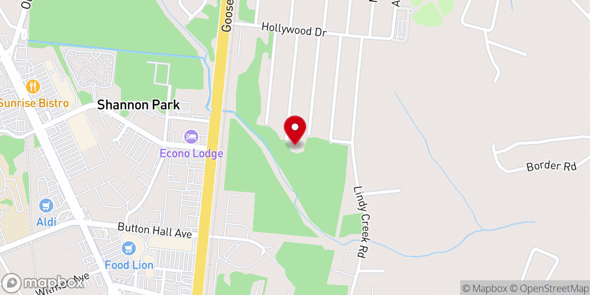 Map showing location of Grace Fellowship Church